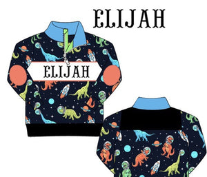 RTS - Dinosaur Name Smock - RLIJAH - 6T