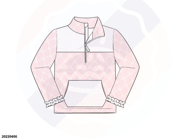 RTS - Pink Bows Knit Pullover
